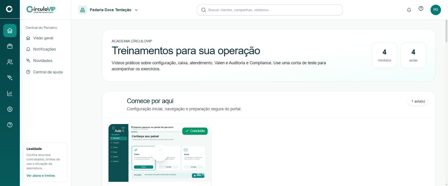 Treinamentos CírculoVIP